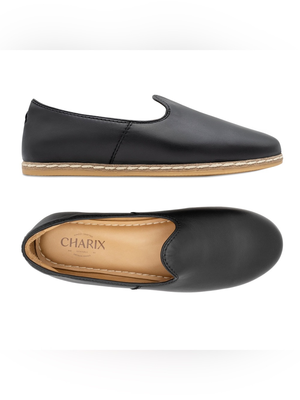 Charix Black Classic Slip On size 9.5
